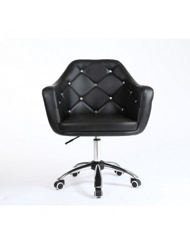 Gas-lift height adjustment chairs. Chair on wheels Black BFHC830K
