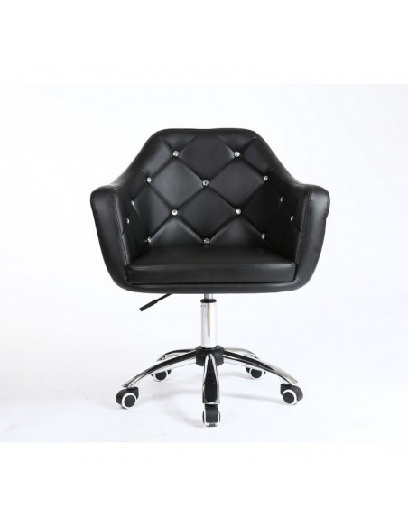 Gas-lift height adjustment chairs. Chair on wheels Black BFHC830K