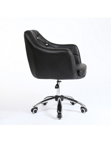 Gas-lift height adjustment chairs. Chair on wheels Black BFHC830K