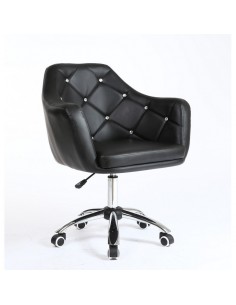 Gas-lift height adjustment chairs. Chair on wheels Black BFHC830K