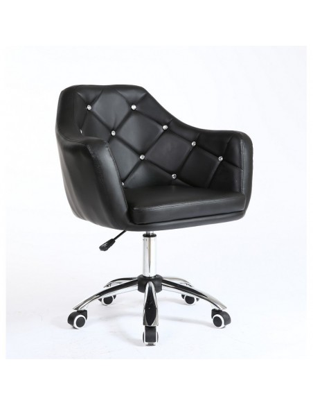 Gas-lift height adjustment chairs. Chair on wheels Black BFHC830K