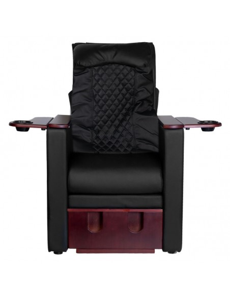 Spa chair for pedicure with back massage azzurro 101 black