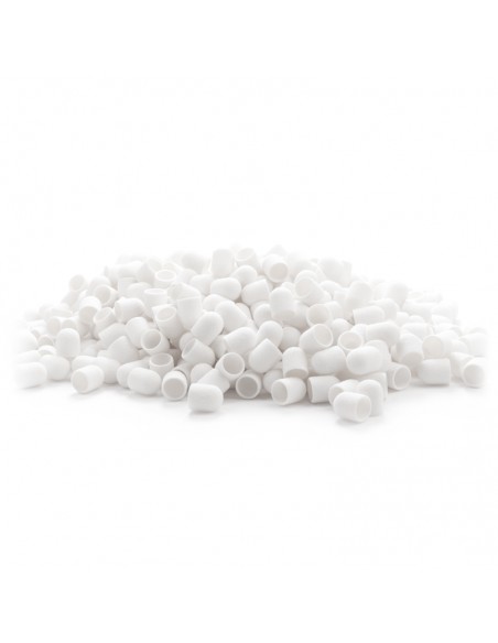 Exo Abrasive cap 10mm / 80 500 pcs hard cap white