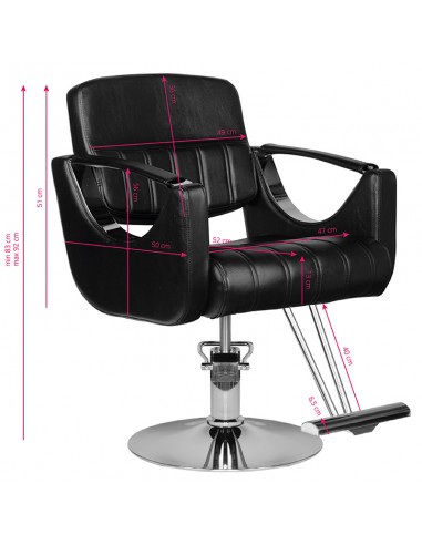 Hair system barber chair hs52 black