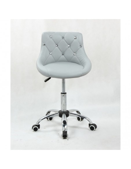 Bella furniture grey salon chairs. bella Chair on wheels grey BFHC931K
