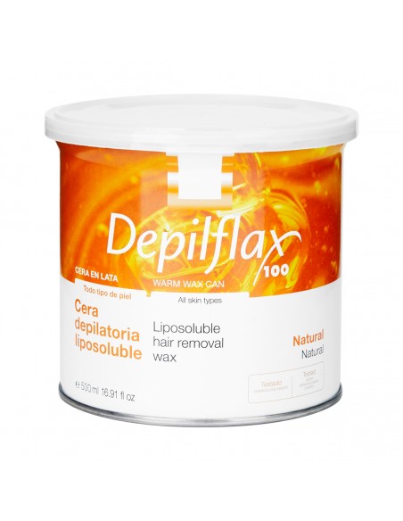 Depilflax depilatory wax can 500ml natural