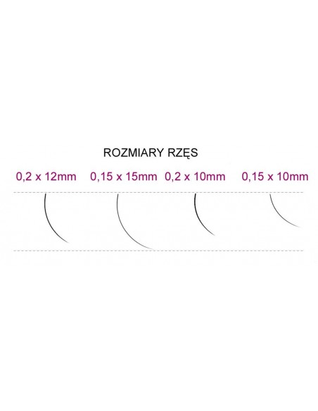 Syis - eyelashes j 0.20x 10mm 0.25g