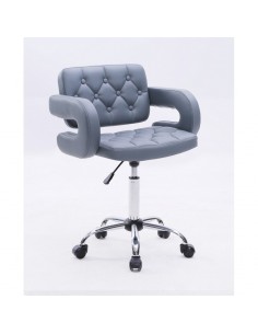Bella furniture Grey chairs on wheels in Ireland. Stylish grey Chairs on wheels bella furniture