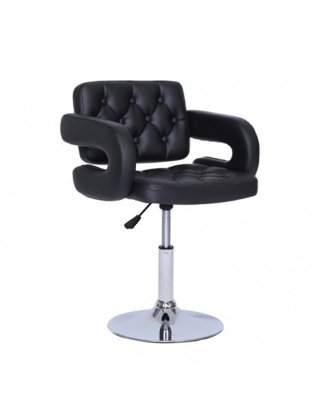 Bella furniture black chairs in Ireland. Unique salon chairs BFHC8403N
