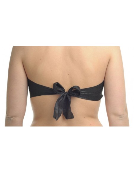 Disposable black bra 10pcs