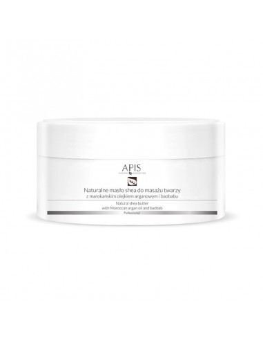 Apis natural shea butter with argan oil. for face massage 100g