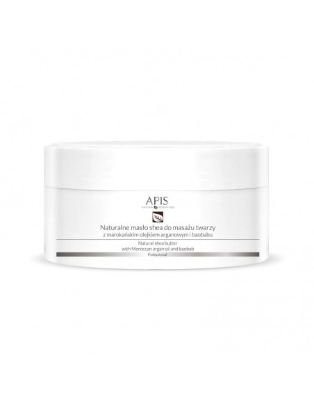 Apis natural shea butter with argan oil. for face massage 100g