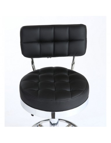 Bella Furniture Black chairs on wheels in Ireland. Hairdresser chairs for sale black BFHC636