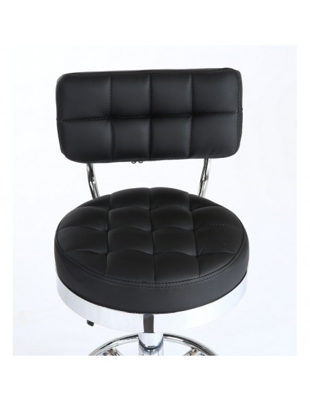 Bella Furniture Black chairs on wheels in Ireland. Hairdresser chairs for sale black BFHC636