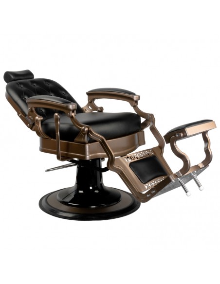 Old Ernesto Black Barber Chair Gabbiano