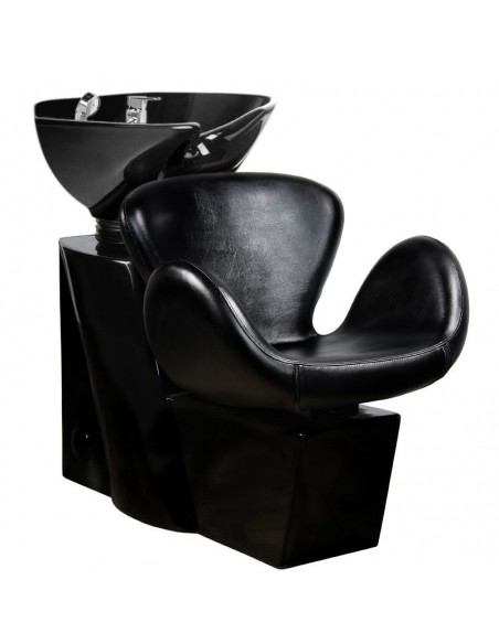 Gabbiano amsterdam hair wash unit black / black bowl