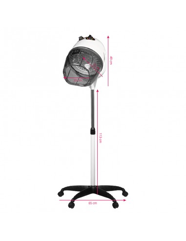 Gabbiano standing dryer 1600 one speed white