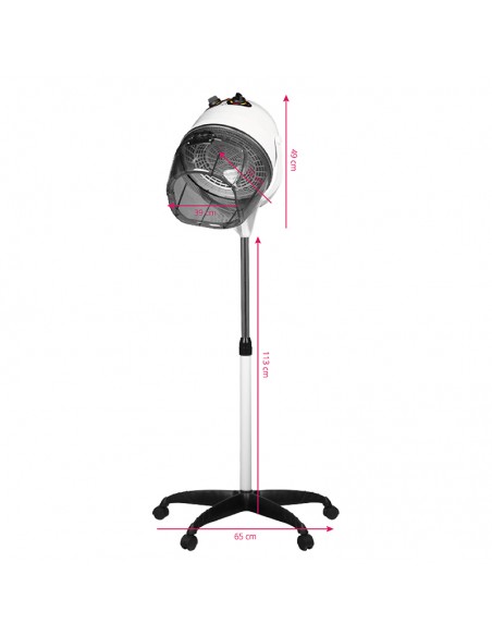 Gabbiano standing dryer 1600 one speed white