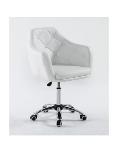Chair on wheels White BFHC831K