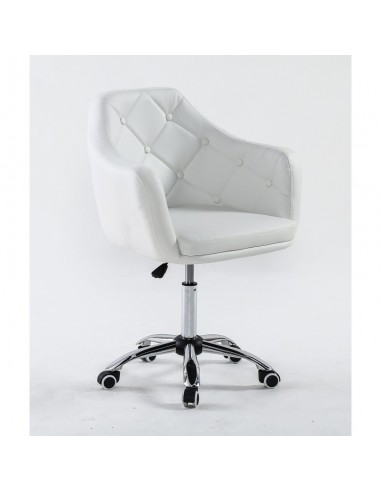 Chair on wheels White BFHC831K