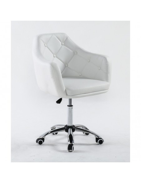 Chair on wheels White BFHC831K