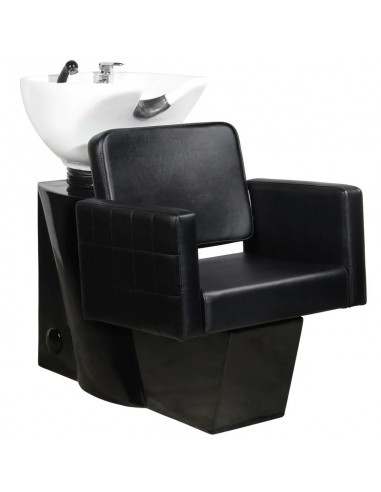 Gabbiano black Ankara hairdressing wash unit