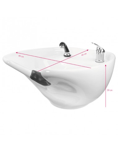 Gabbiano hair wash unit Hamburg black
