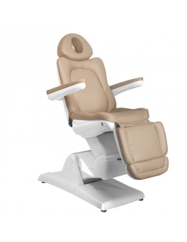 Electric cosmetic chair azzurro 870 3 strong cappuccino