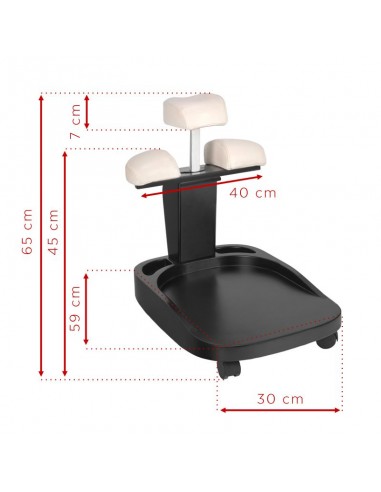 Azzurro paddling pool with massager and stroller