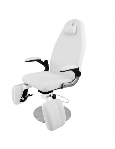 Hydraulic podiatry chair azzurro 713a white
