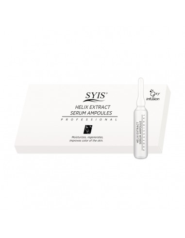 Syis ampoules with snail slime helix extract serum 10x3ml