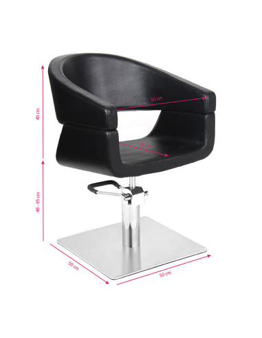 Gabbiano hairdressing chair 044 black