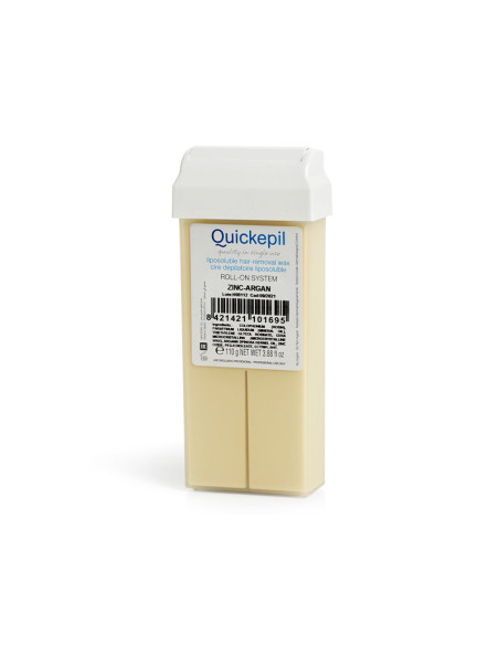 Quickepil depilatory wax roll zink-argan 110g