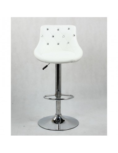 White High chairs for Makeup salon and beauty salon reception. white BFHC931W