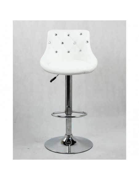 White High chairs for Makeup salon and beauty salon reception. white BFHC931W