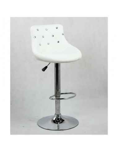 White High chairs for Makeup salon and beauty salon reception. white BFHC931W
