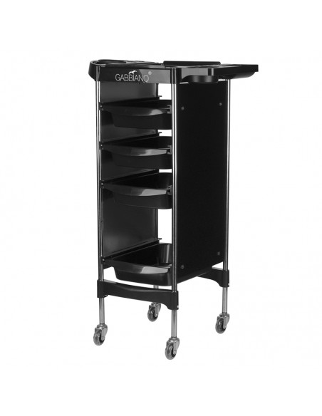 Gabbiano hairdressing trolley fx11-2 black