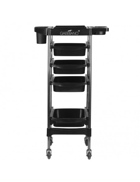 Gabbiano hairdressing trolley fx11-2 black
