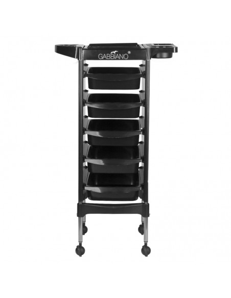 Gabbiano hairdressing trolley fx11-5 black