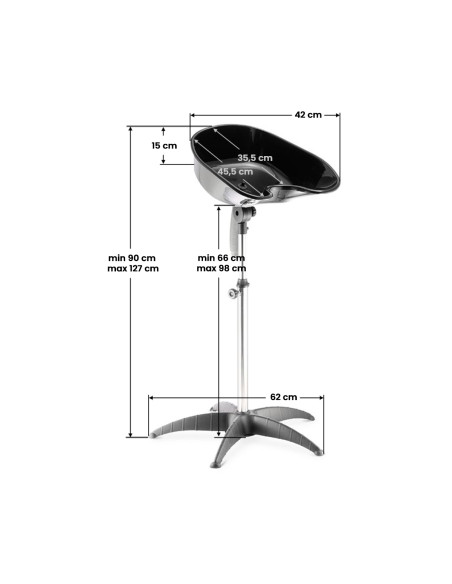Gabbiano portable hairdresser wash unit ft35