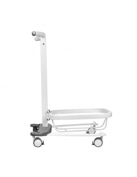 Comfort pedicure tray on wheels with lift function