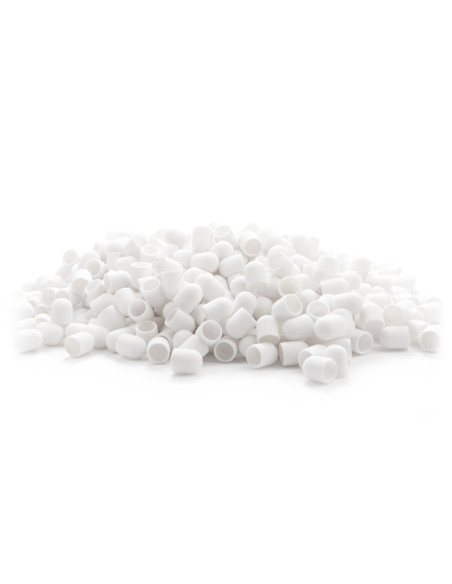 Exo Abrasive cap 10mm / 80 500 pcs hard cap white