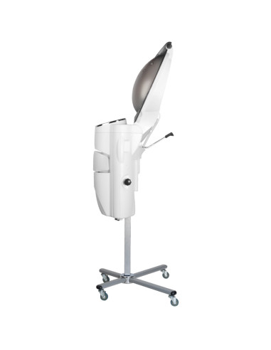 Gabbiano white standing hairdressing sauna with active ozone
