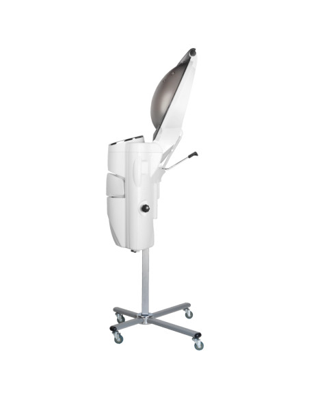 Gabbiano white standing hairdressing sauna with active ozone