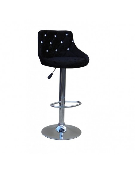 Black Velour High Makeup chairs for makeup salon and beauty salon velour BFHC931