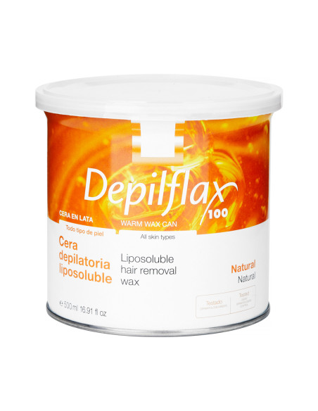 Depilflax depilatory wax can 500ml natural