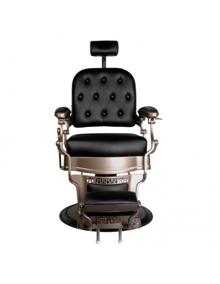 Old Ernesto Black Barber Chair Gabbiano