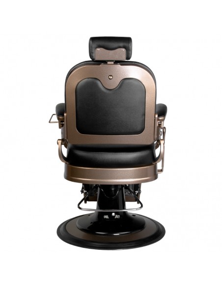 Old Ernesto Black Barber Chair Gabbiano