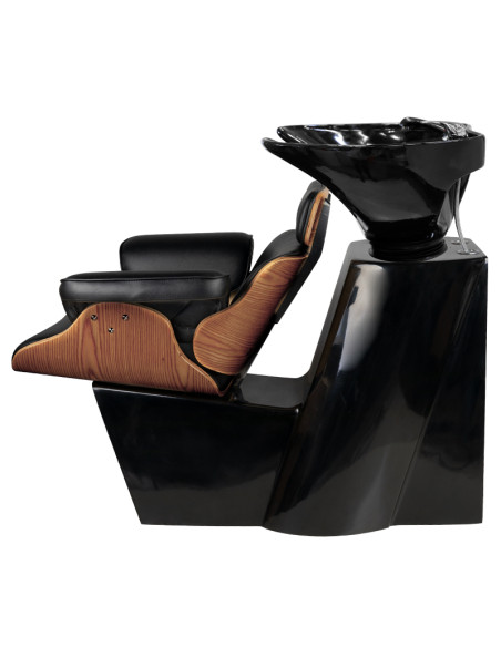 Gabbiano barber wash unit florence black walnut