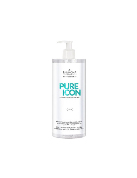 Farmona pure icon multifunctional micellar gel for face and eye make-up removal 500ml
